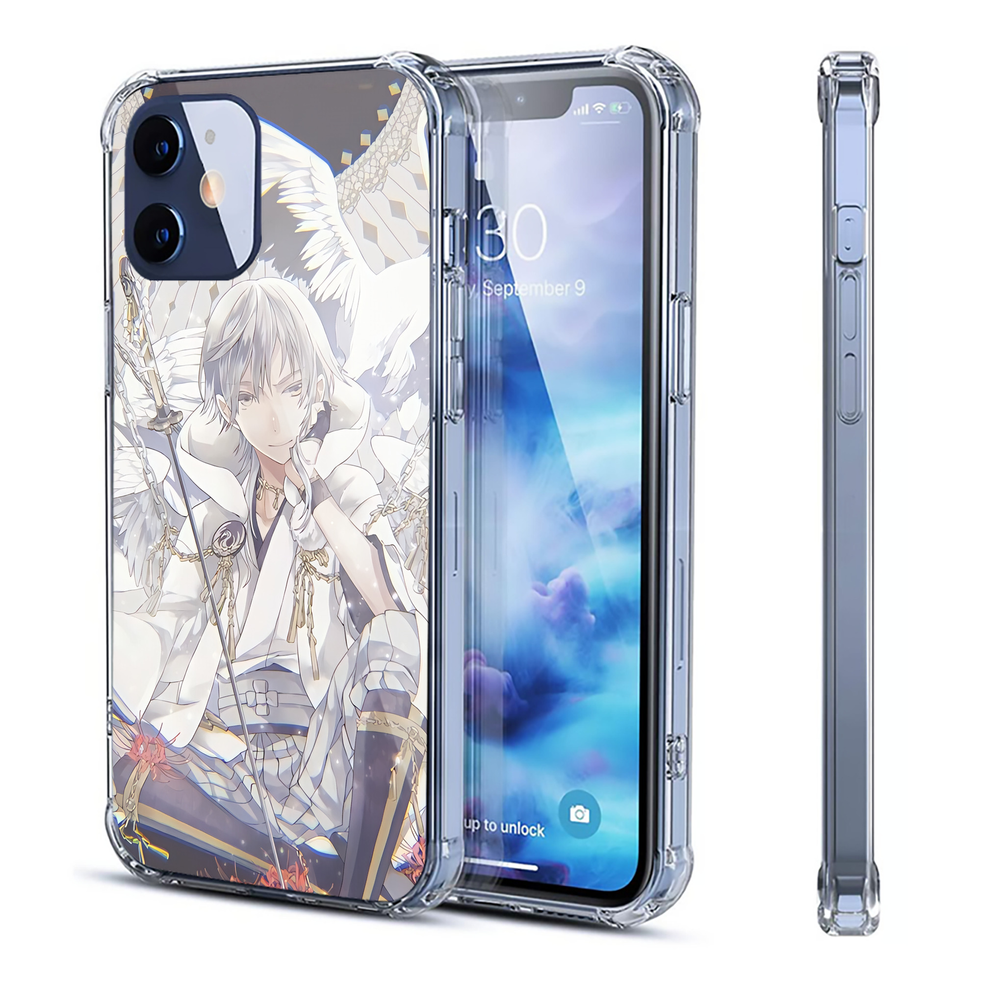 （画像用） 刀剣乱舞 Touken Ranbu 【iPhone 12シリーズ対応】透明スマホケース（クリアソフトケース）